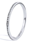 0.20 Carat Diamond Channel Set Band Ring Rings Curated by H