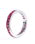 Ruby Eternity Band Rings Curated by H