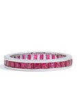 Ruby Eternity Band Rings Curated by H