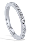 0.19 Carat Diamond Pave Band Ring Rings H&H Jewels
