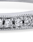 0.19 Carat Diamond Pave Band Ring Rings H&H Jewels