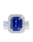 4.91 Carat Tanzanite Diamond Ring Rings H&H Jewels