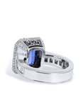 4.91 Carat Tanzanite Diamond Ring Rings H&H Jewels