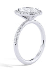 1.61 Carat Oval Cut Diamond Ring Rings H&H Jewels