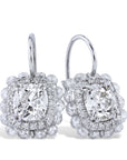 Classic Old Mine Cut Diamond Lever-back Earrings Earrings H&H Jewels