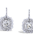 Classic Old Mine Cut Diamond Lever-back Earrings Earrings H&H Jewels