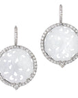 Icy Jadeite and Diamond White Gold Drop Earrings Earrings H&H Jewels
