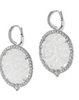 Icy Jadeite and Diamond White Gold Drop Earrings Earrings H&H Jewels
