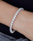 Diamond White Gold Tennis Bracelet Bracelets H&H Jewels