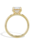 2.09 Carat Round Diamond Yellow Gold Engagement Ring Rings H&H Jewels