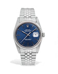 Rolex Datejust 36mm Stainless Steel Blue Dial Estate Watch - 16220 Watches Estate & Vintage