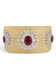 Buccellati Ruby Yellow and White Gold Estate Bracelet Bracelets Estate & Vintage