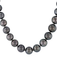 Tahitian Pearl Diamond White Gold Estate Necklace Necklaces Estate & Vintage