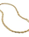 Yellow Gold 58in Station Estate Necklace Necklaces Estate & Vintage