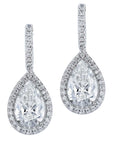 18kt. White Gold Earrings with 2pcs 4.02ct TW Earrings H&H Jewels