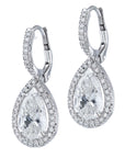 18kt. White Gold Earrings with 2pcs 4.02ct TW Earrings H&H Jewels