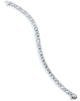 Diamond White Gold Bezel Set Tennis Bracelet Bracelets H&H Jewels