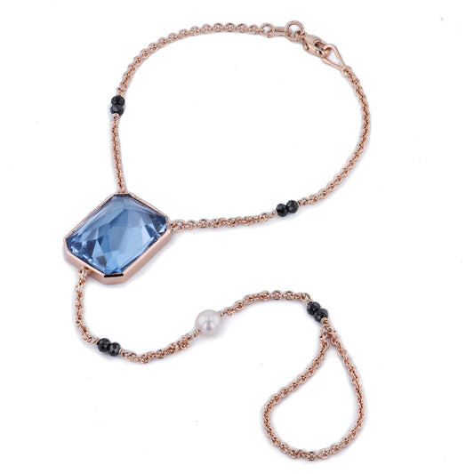 Gemstone Hand Lariat Rings H&H Jewels