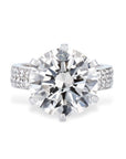 9.05ct Round Brilliant Cut Engagement Ring Engagement Rings H&H Jewels