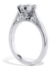 Round Brilliant Cut Diamond Solitaire Engagement Ring Rings H&H Jewels