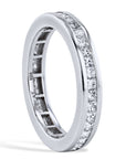 1.33 Carat Princess Cut Diamond Eternity Band Ring Rings H&H Jewels