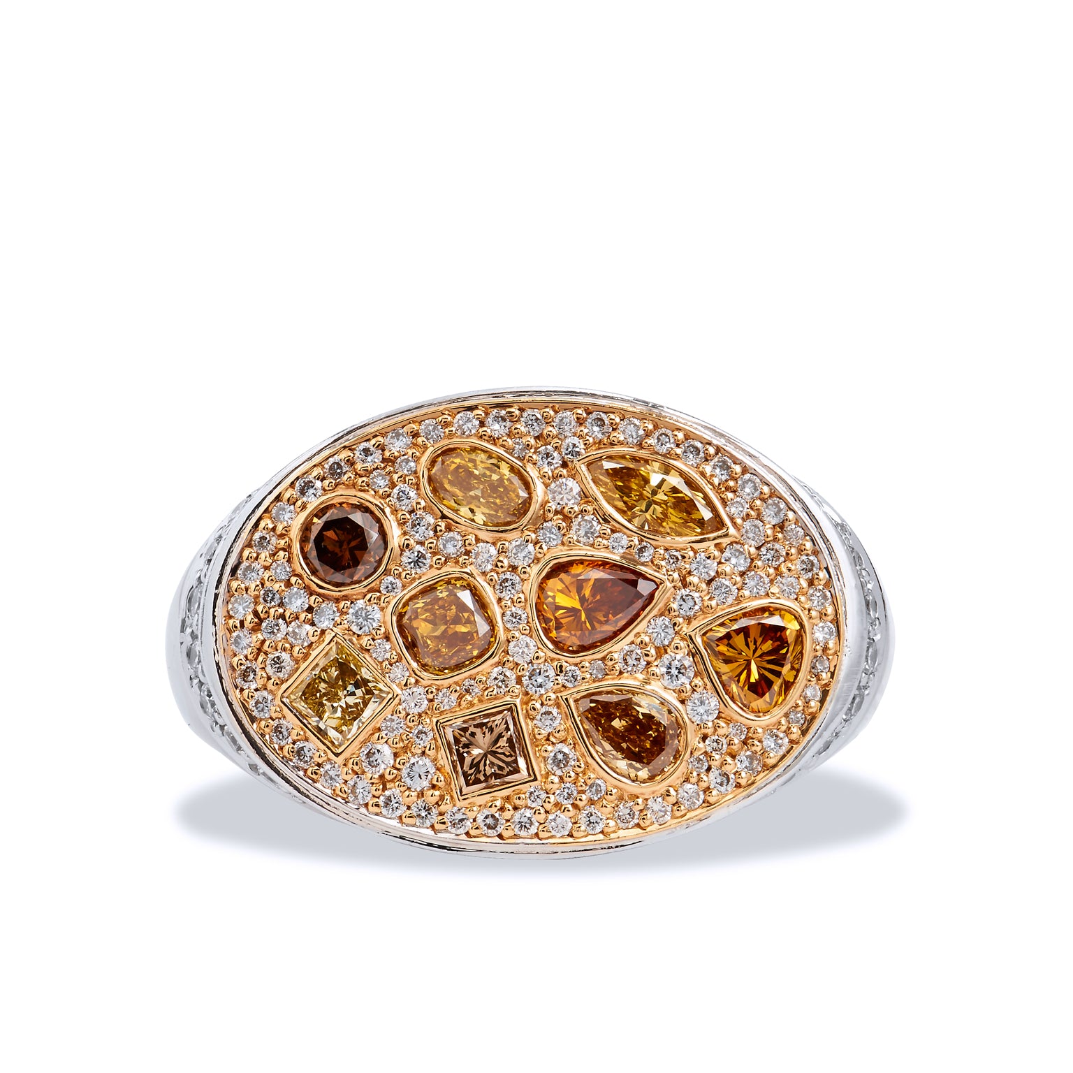 Hans D. Krieger Color Diamond Ring Rings Curated by H