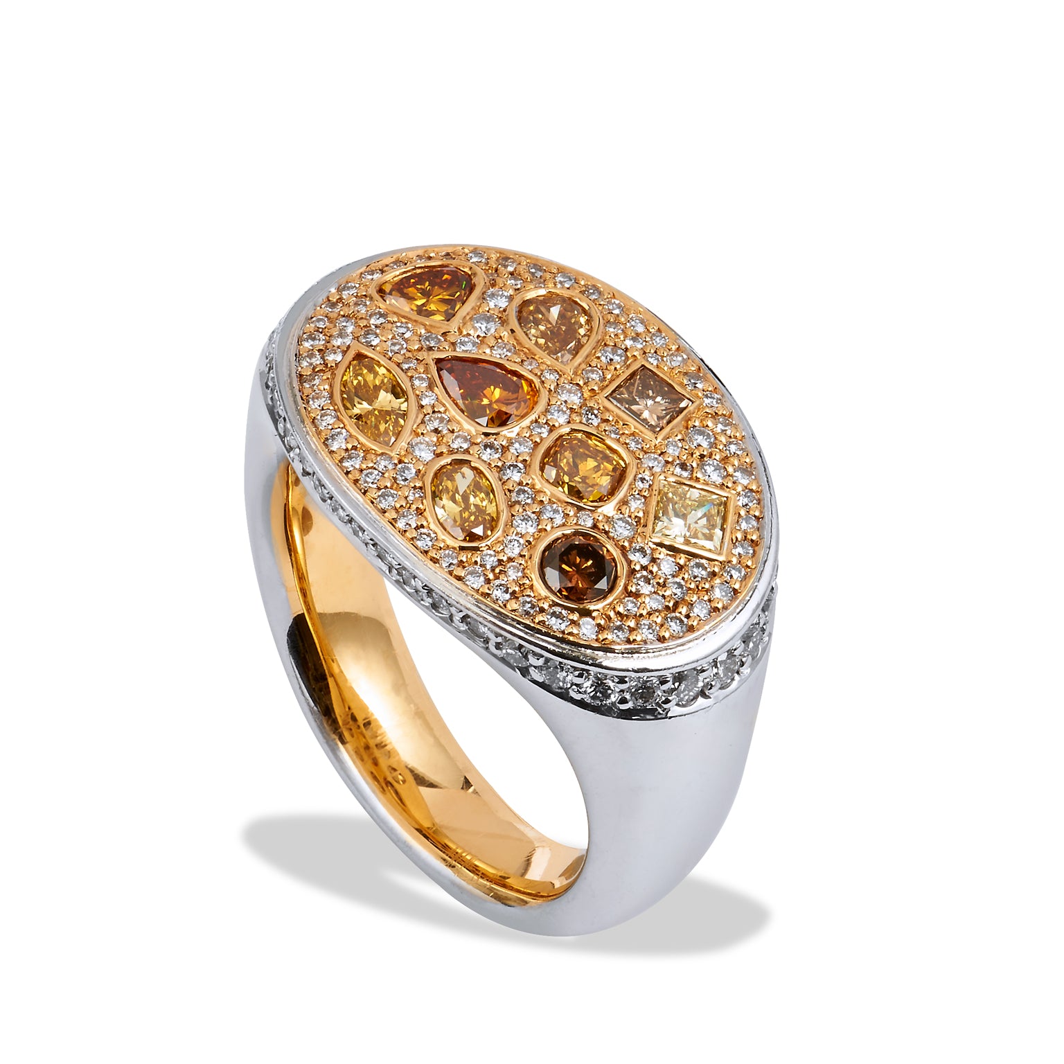 Hans D. Krieger Color Diamond Ring Rings Curated by H