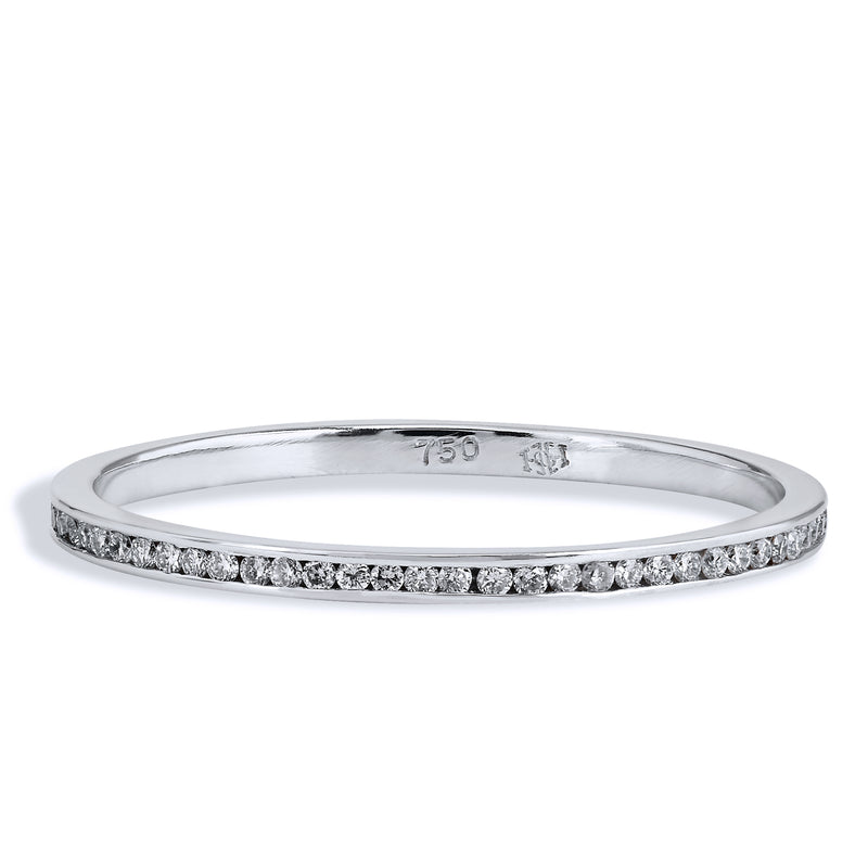 0.20 Carat Diamond Channel Set Band Ring Rings Curated by H
