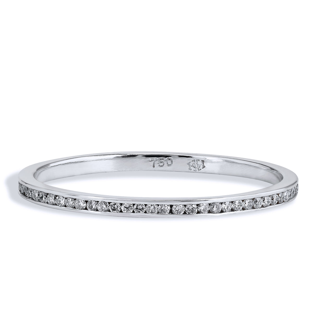 0.20 Carat Diamond Channel Set Band Ring Rings Curated by H