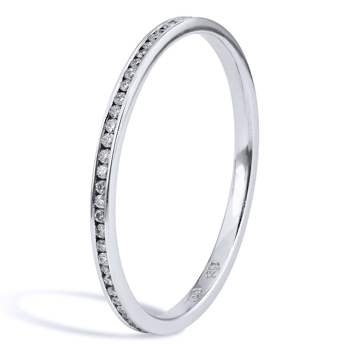 0.20 Carat Diamond Channel Set Band Ring - Alternate View 1
