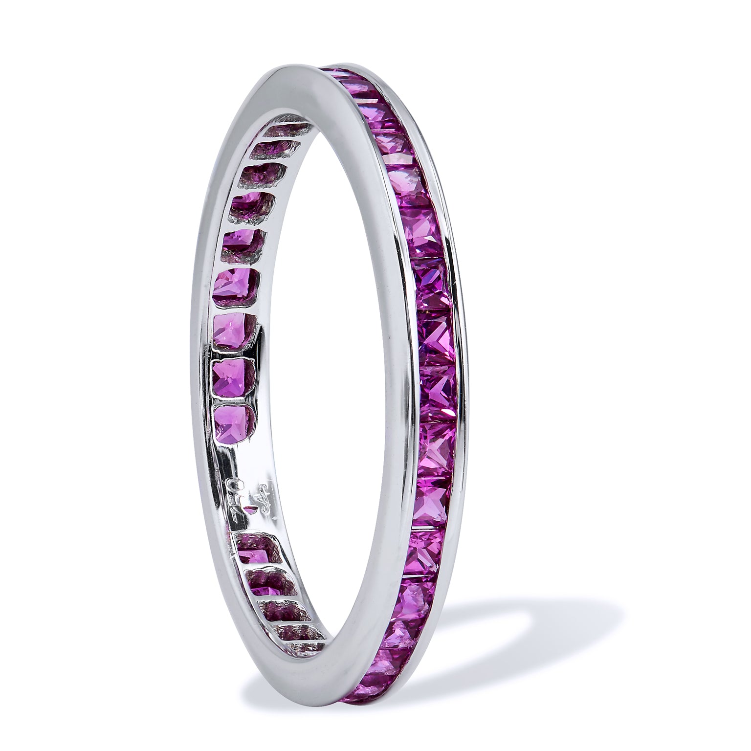 Pink Sapphire Band Rings Curated by H