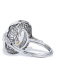 6.53 Carat Cushion Cut Brilliant Diamond Engagement Ring Rings H&H Jewels
