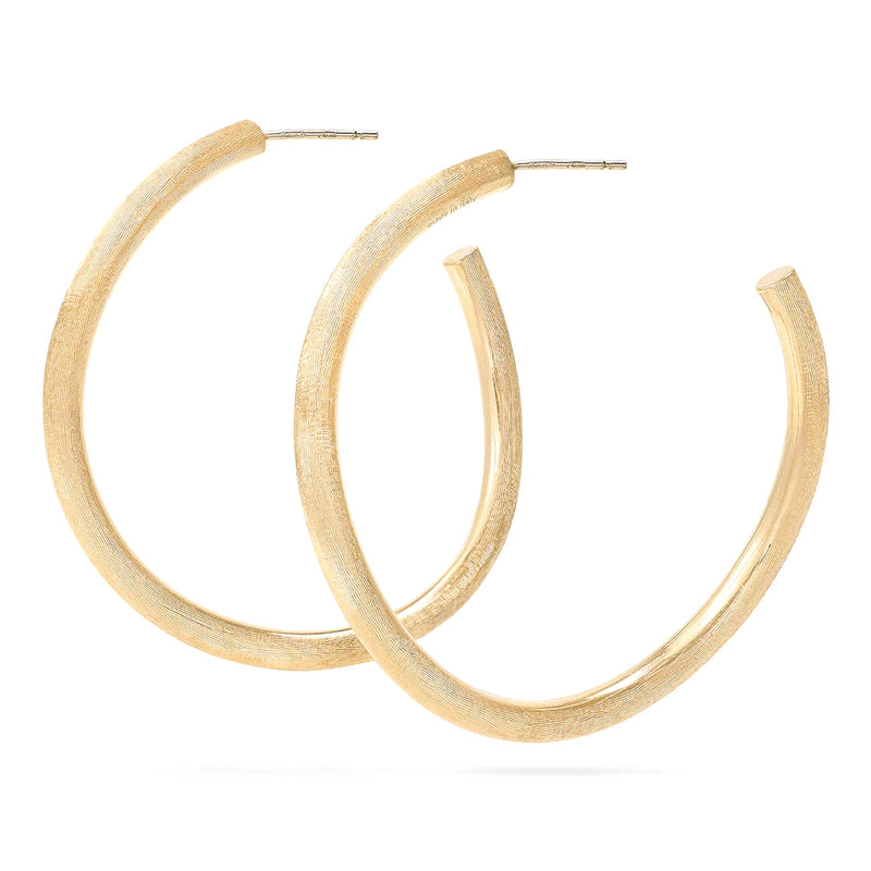 18K Yellow Gold Jaipur Collection Large Hoop Earrings Earrings Marco Bicego