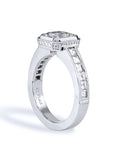 2.00ct Square Emerald Cut Diamond Engagement Ring Engagement Rings H&H Jewels