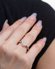 0.65 Carat Round Brilliant Cut Engagement Ring Engagement Rings H&H Jewels
