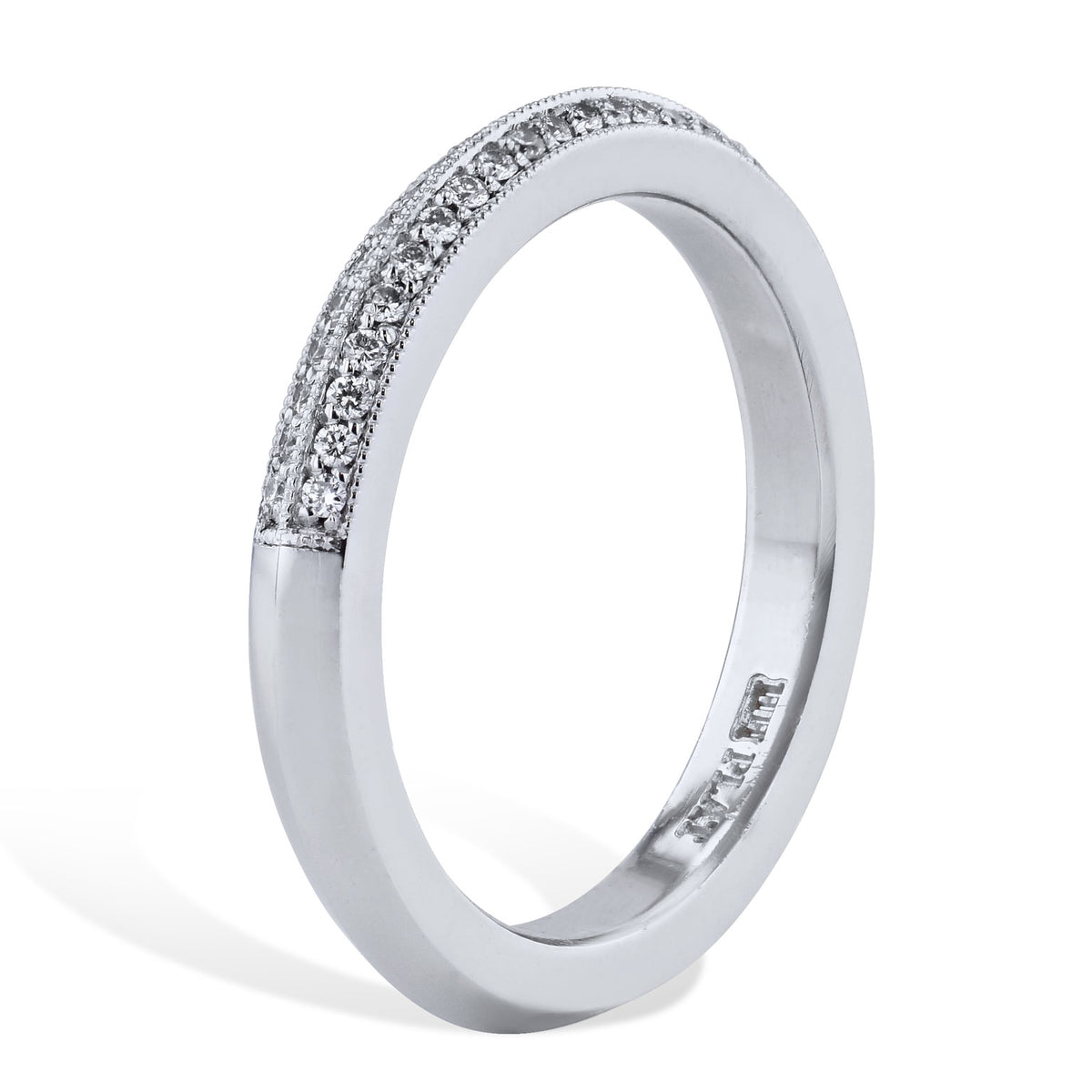 0.14 Carat Diamond Band Ring - Alternate View 2
