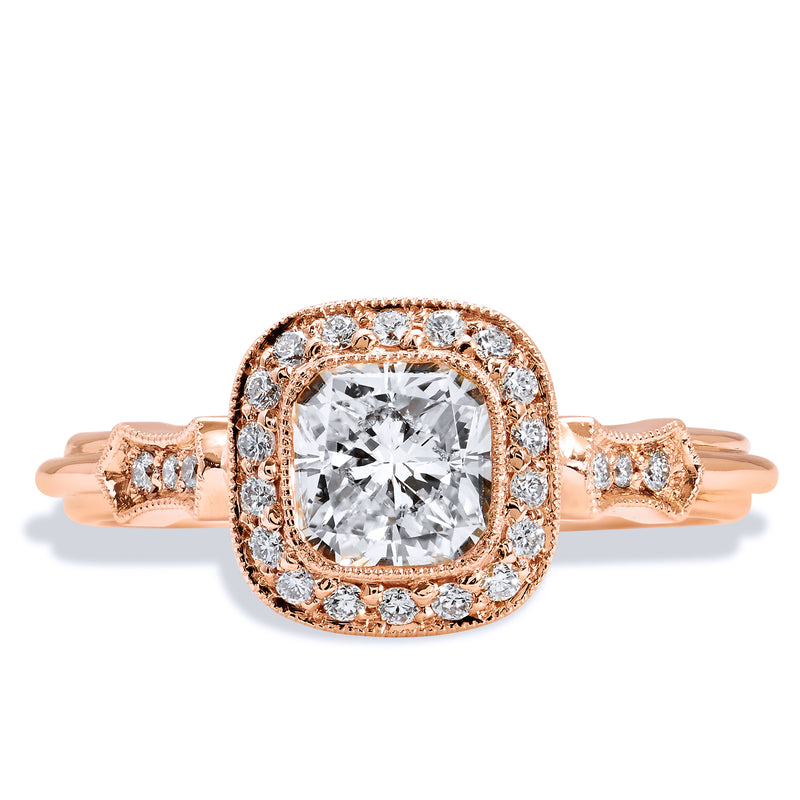 1.03 Carat Radiant Cut Engagement Ring Engagement Rings H&H Jewels