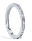 0.19 Carat Diamond Pave Band Ring Rings H&H Jewels