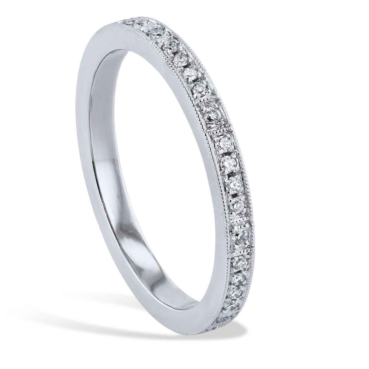 0.19 Carat Diamond Pave Band Ring - Alternate View 2