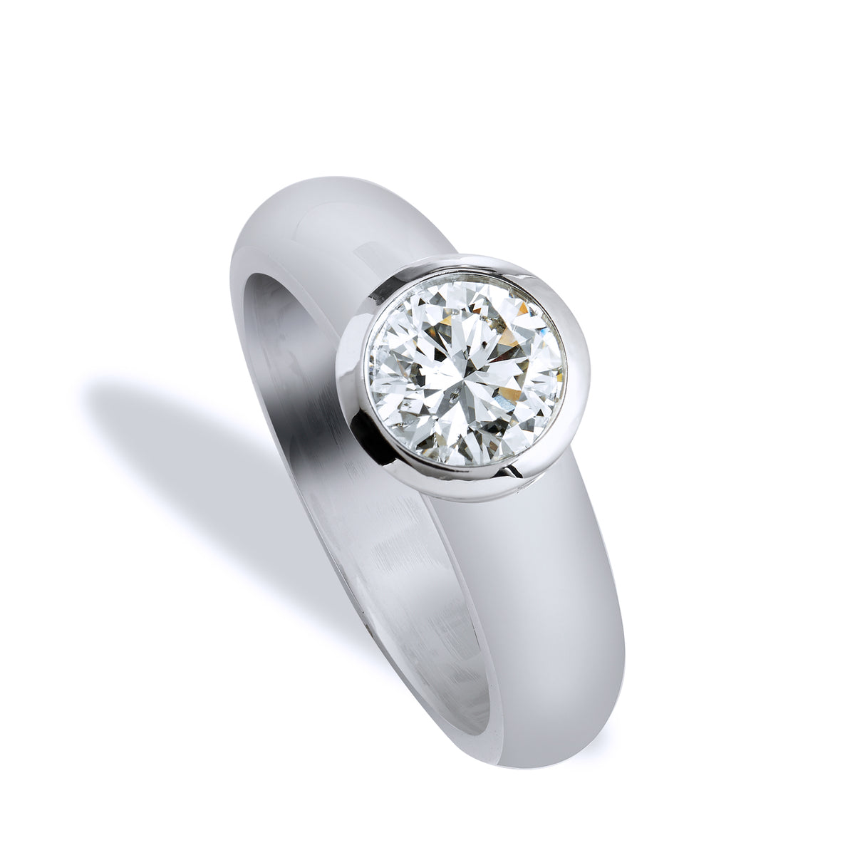 1.04 Carat Diamond Solitaire Engagement Ring - Alternate View 1
