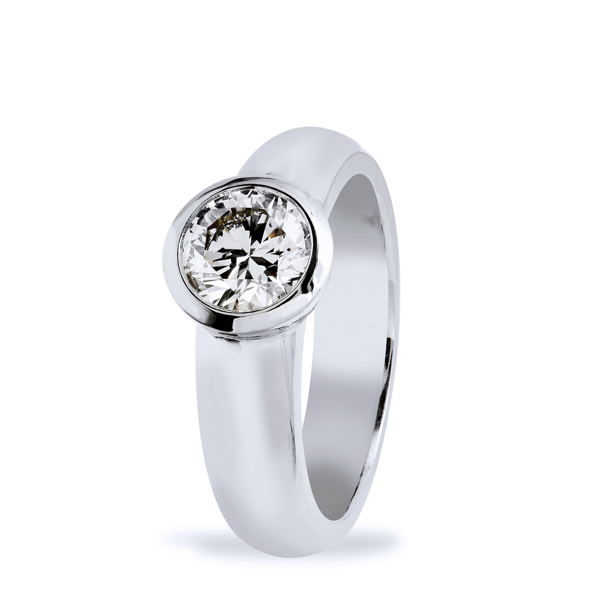 1.04 Carat Diamond Solitaire Engagement Ring - Alternate View 2