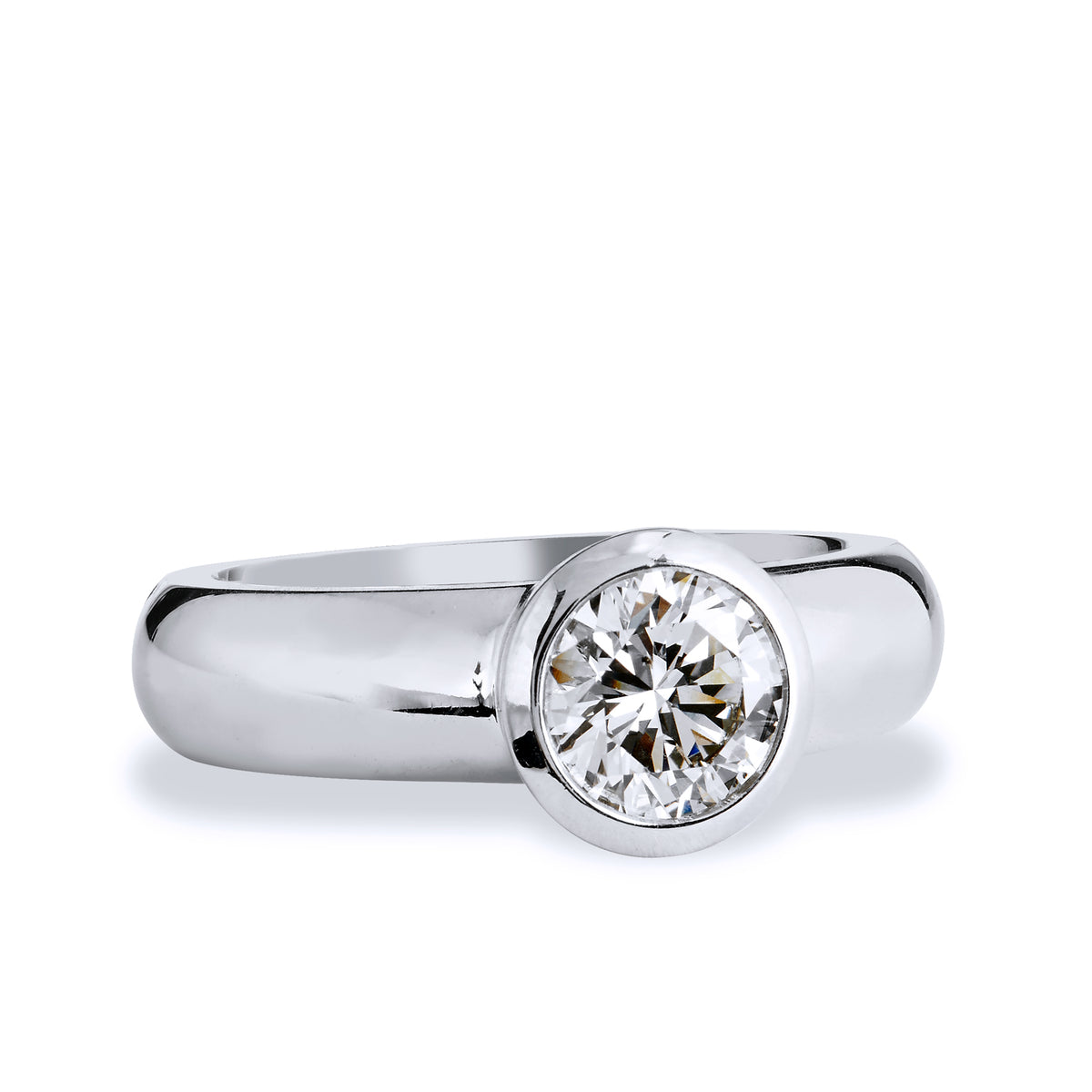 1.04 Carat Diamond Solitaire Engagement Ring - Alternate View 3