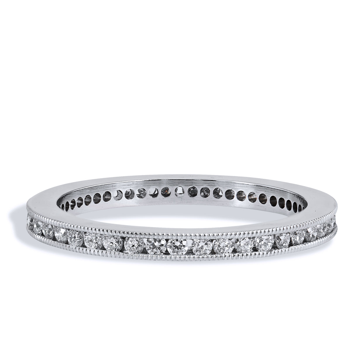 Brilliant Cut Diamond Band Ring Rings H&H Jewels