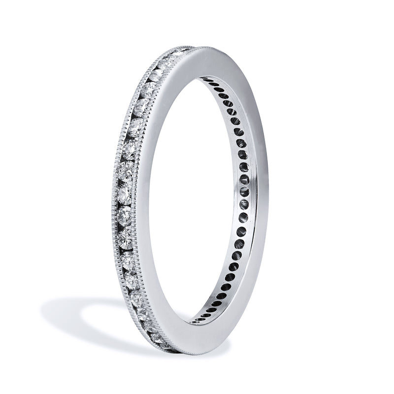 Brilliant Cut Diamond Band Ring Rings H&H Jewels