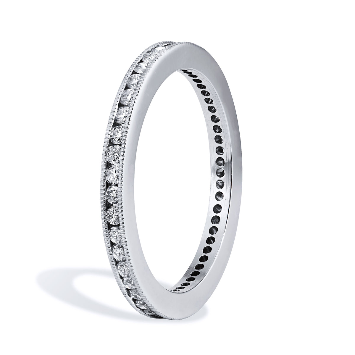 Brilliant Cut Diamond Band Ring - Alternate View 1