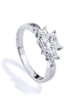 1.26 Carat Three Diamond Engagement Ring Engagement Rings Estate & Vintage