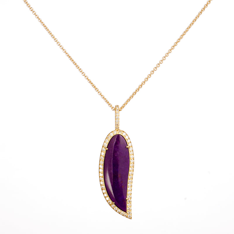 5.41 Carat Purple Sugilite Pendant Pendants H&H Jewels