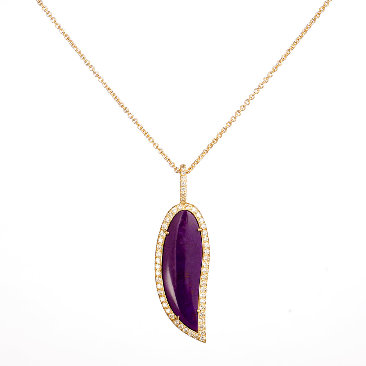 5.41 Carat Purple Sugilite Pendant Pendants H&H Jewels