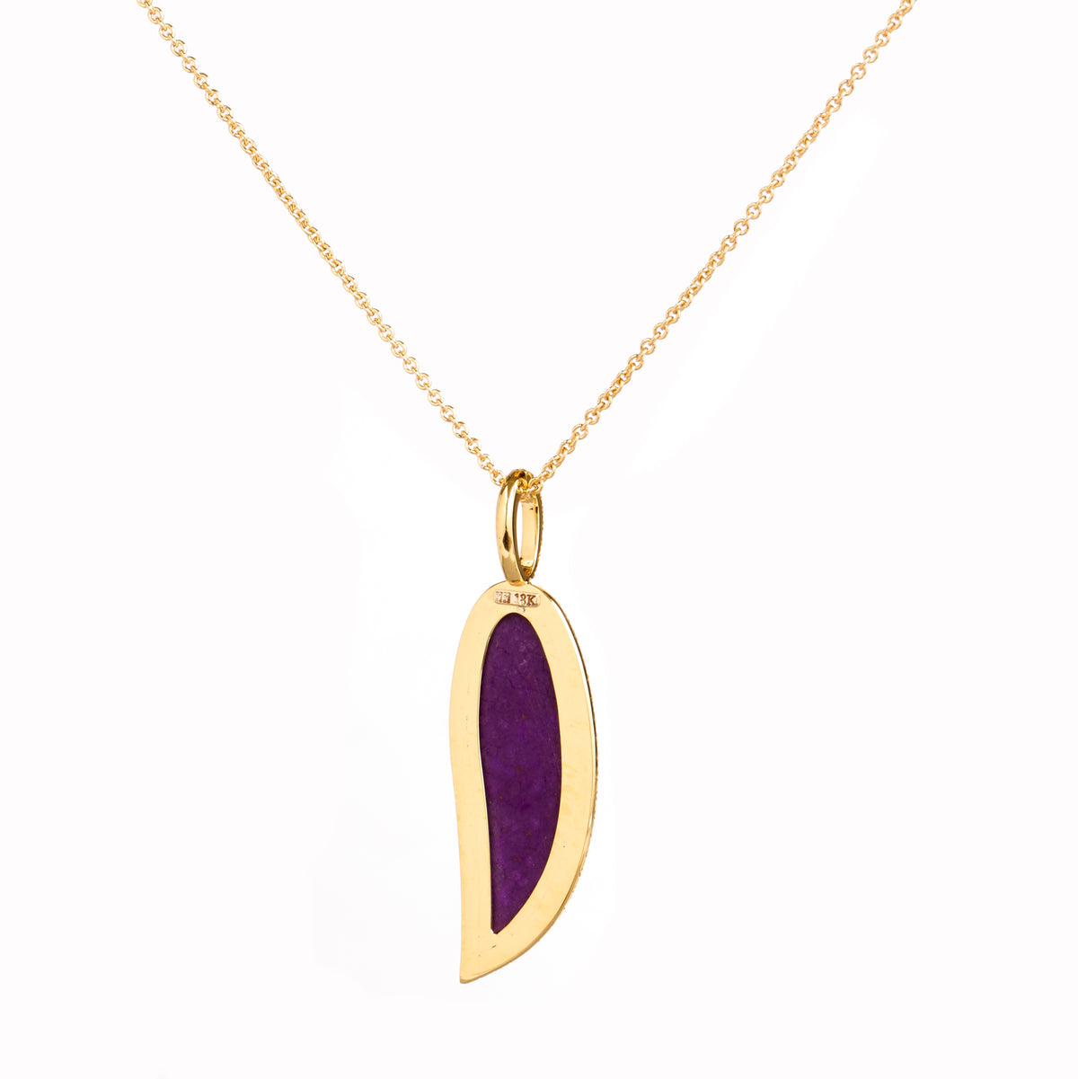 5.41 Carat Purple Sugilite Pendant - Alternate View 3