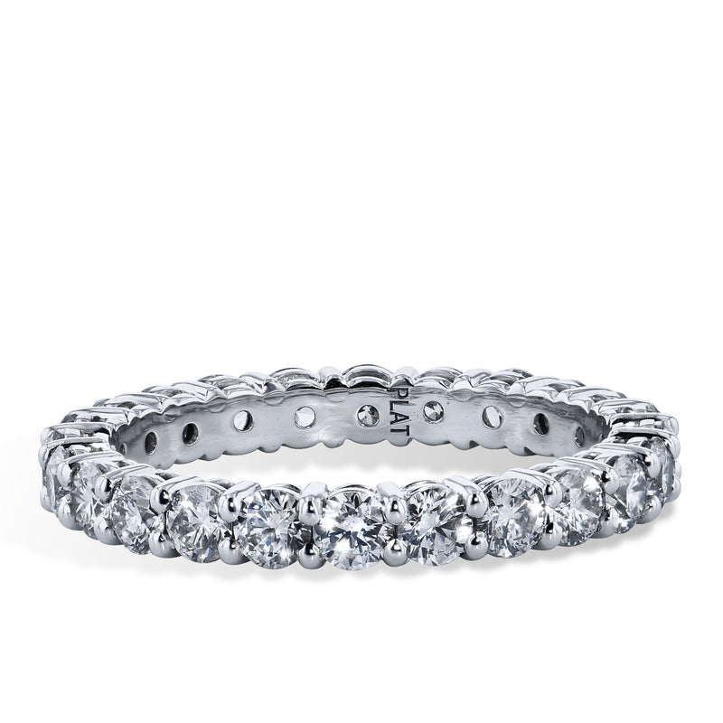 3.00 Carat Shared Prong Diamond Band Rings H&H Jewels